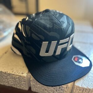 UFC Black and White Graphic Snapback